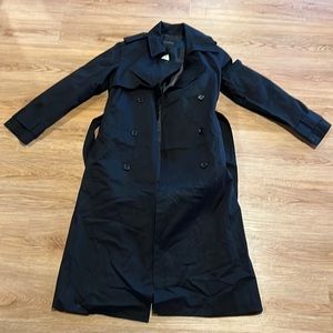 Black Banana Republic trench coat size XS new with tags!